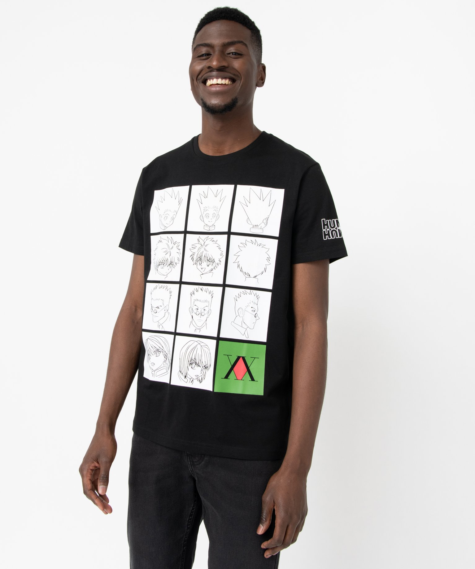Tee-shirt à manches courtes à motif homme - Hunter x Hunter noir | GEMO