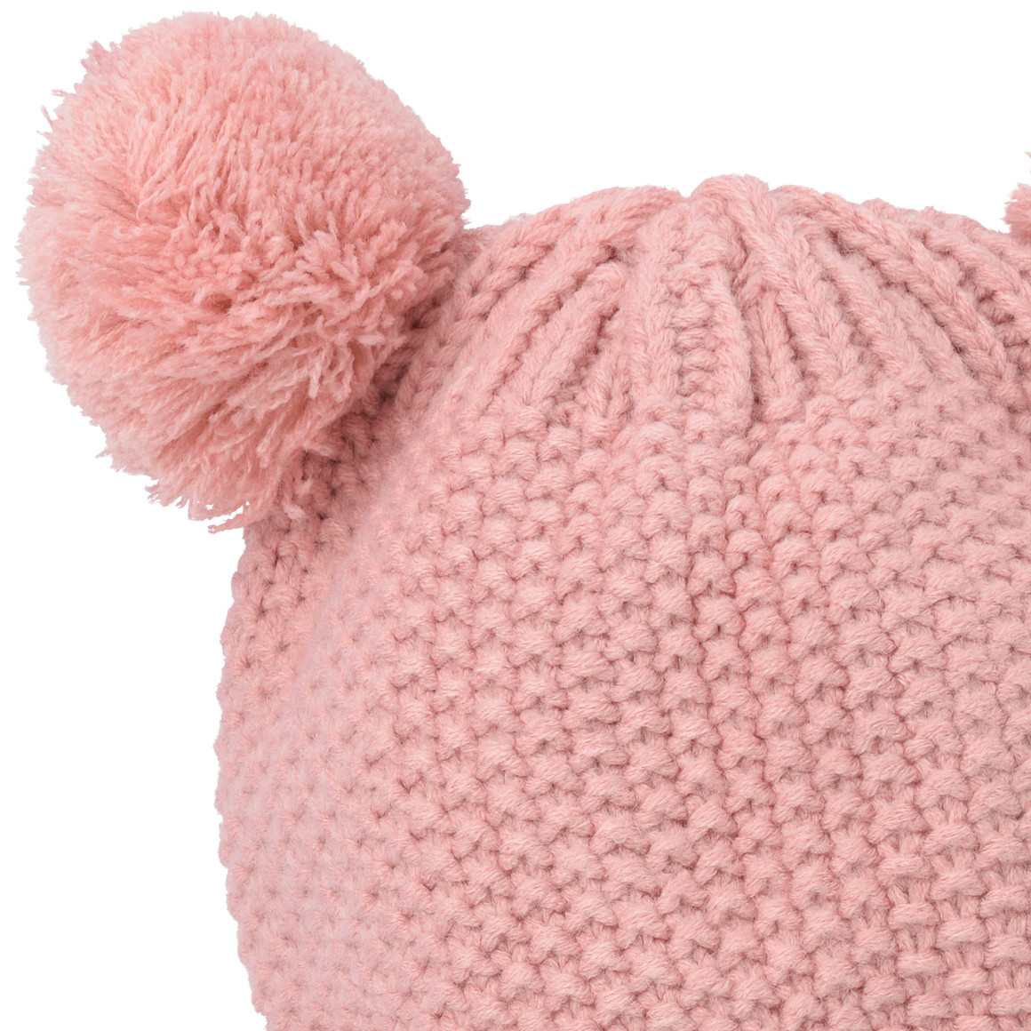 Baby Mütze mit Bommeln