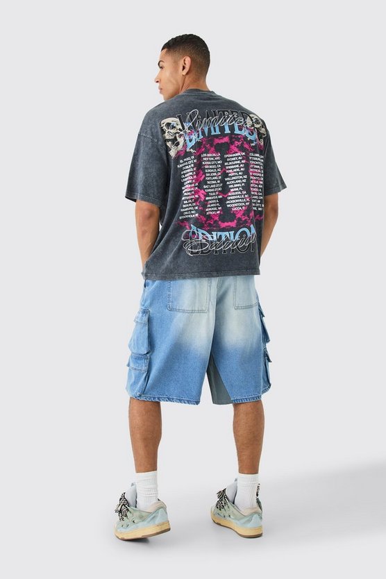 Jeansshorts mit Taschen