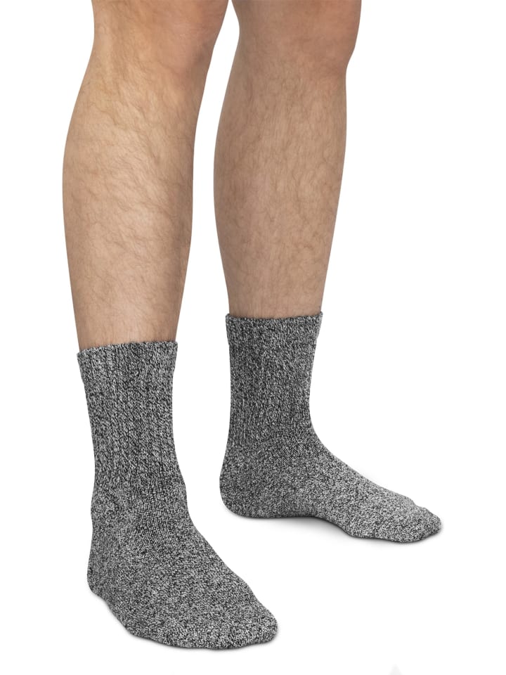 normani 5 Paar Arbeits- und Sportsocken Extrem in Grau meliert günstig kaufen