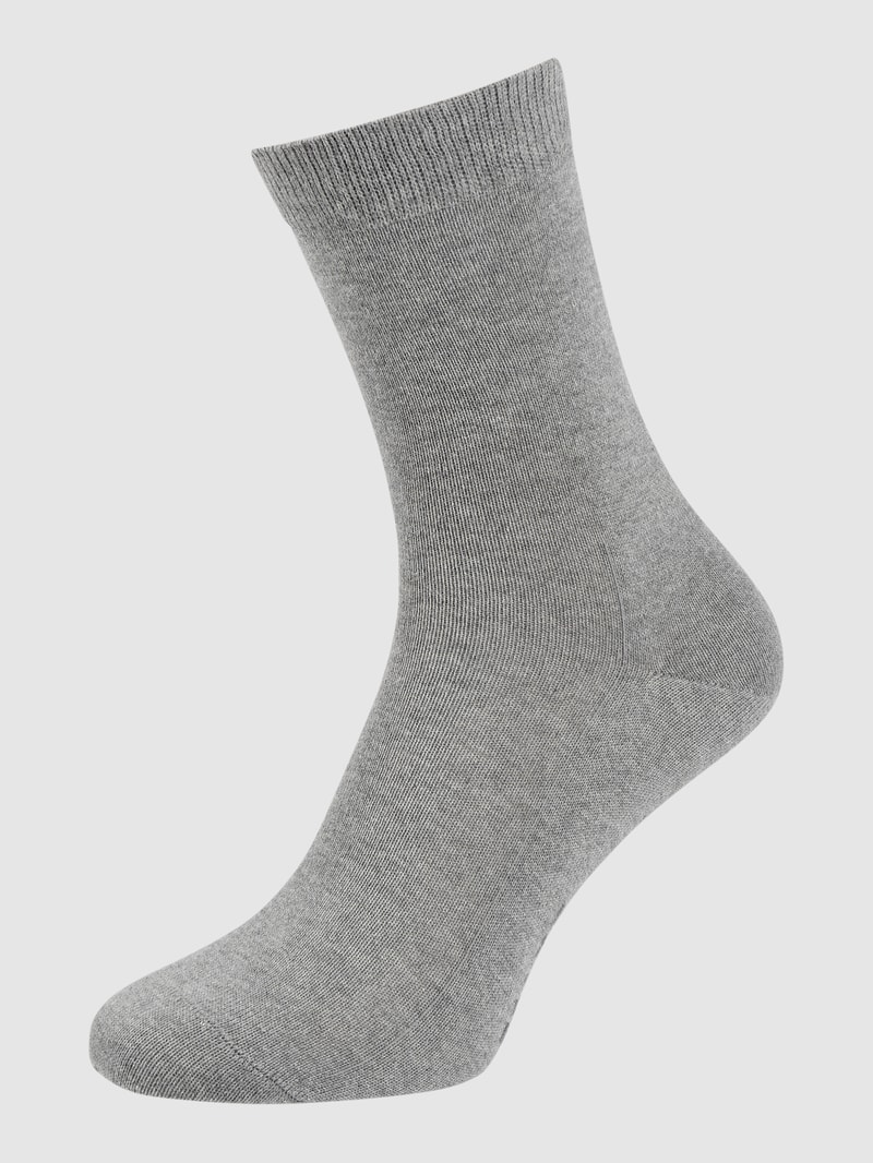 Socken mit Stretch-Anteil Modell 'Family' in hellgrau