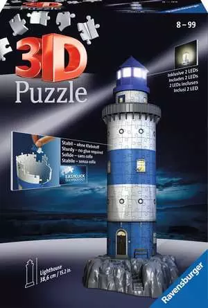 Ravensburger Leuchtturm bei Nacht