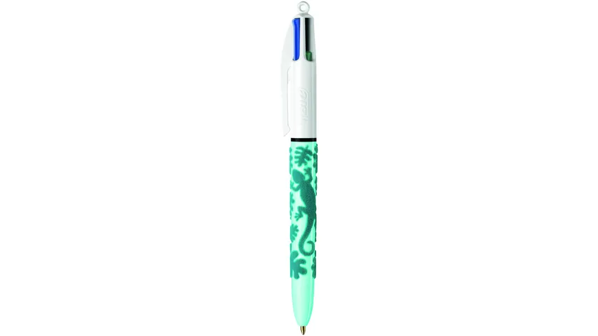 BIC 4-Farben-Kugelschreiber Velour sortiert
