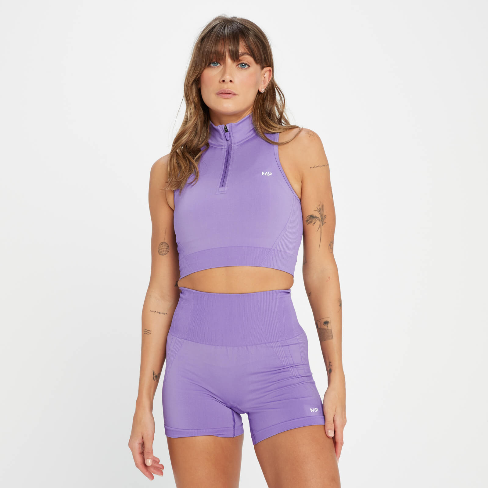 Débardeur sans coutures MP Tempo Tonal pour femmes – Lilas électrique