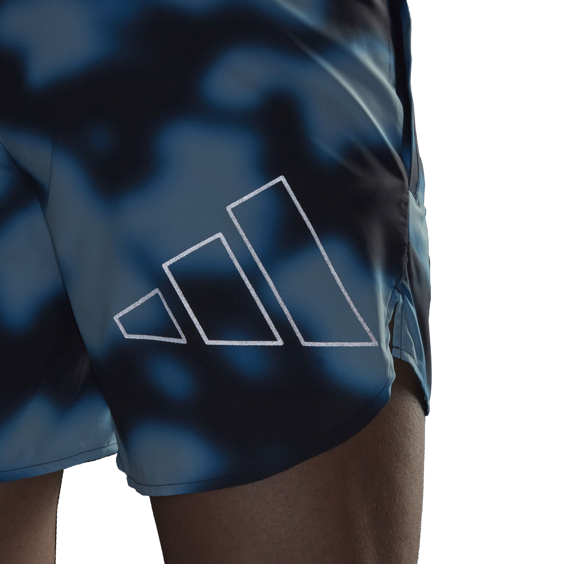 Run Icons Logo Graphic All Over Print Shorts Herren - Mehrfarbig