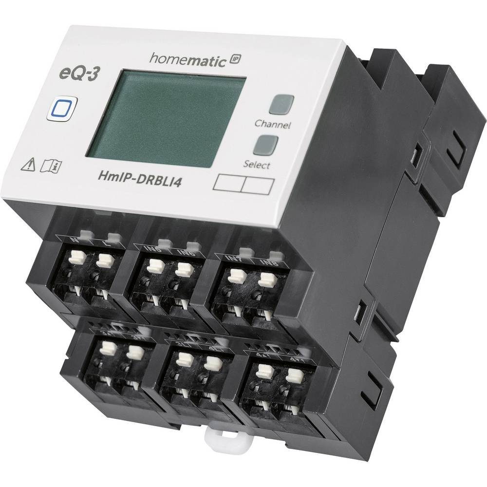 Homematic IP Jalousieaktor für Hutschienenmontage - 4-fach Smart-Home-Steuerelement