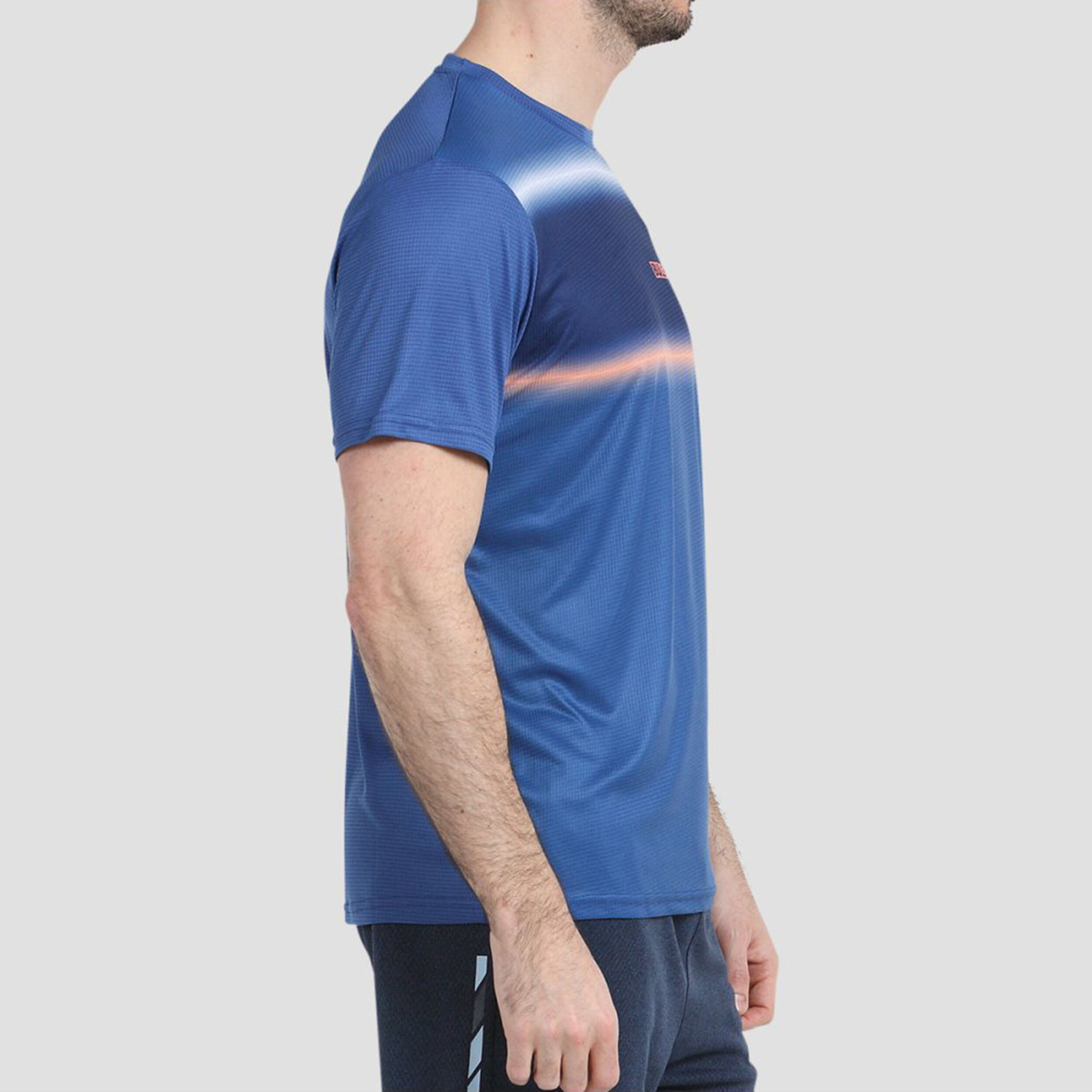 Lacar T-Shirt Herren - Blau, Orange