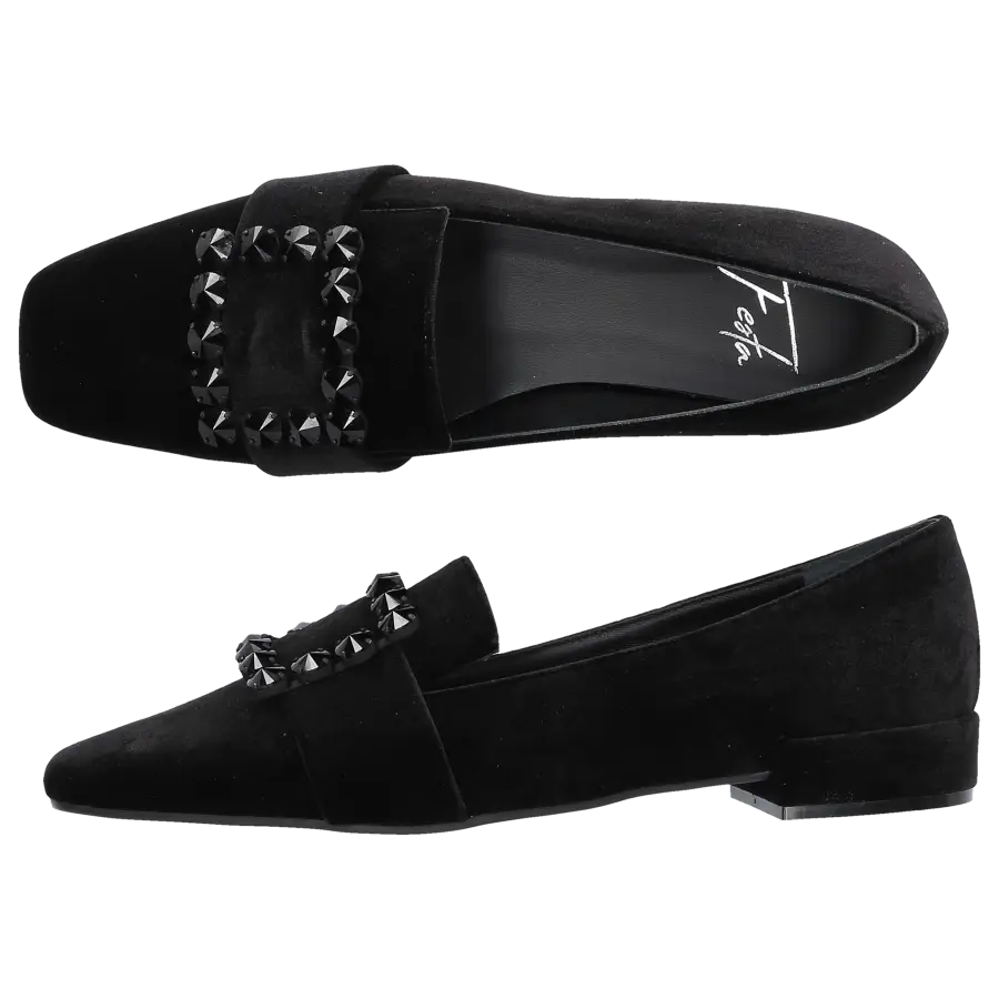 Roberto Festa - Loafer FELISA Samt - schwarz
