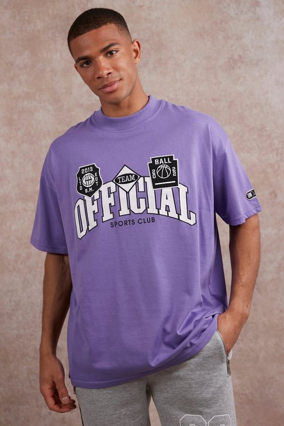 Oversize T-Shirt mit Applique