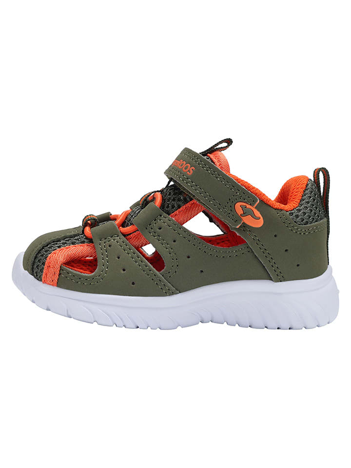 Kangaroos Halbsandalen in Khaki/Orange günstig kaufen