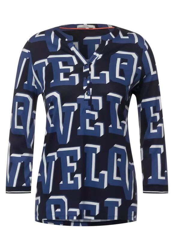 CECIL Shirt mit Wording