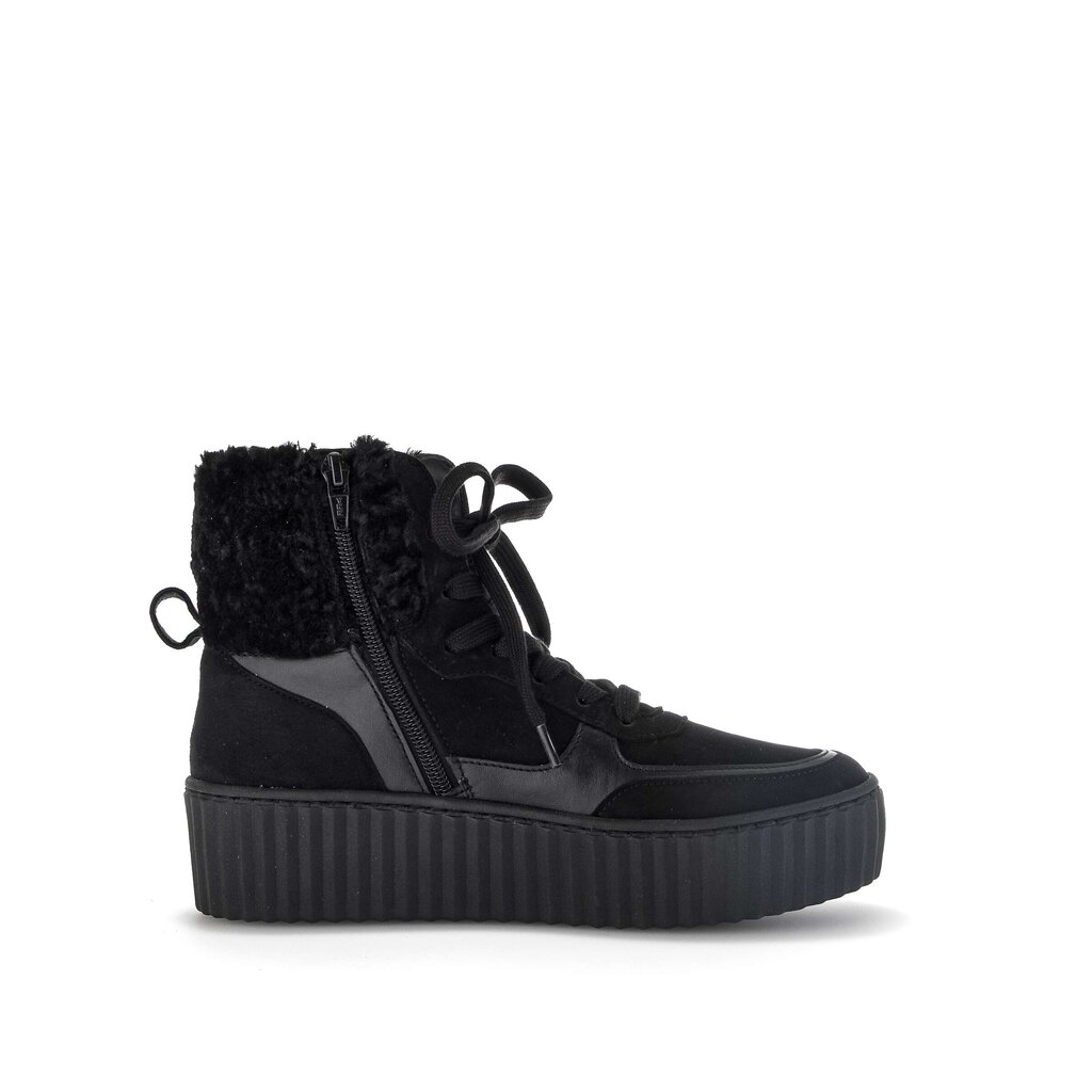 Gabor fashion Schnürstiefelette schwarz