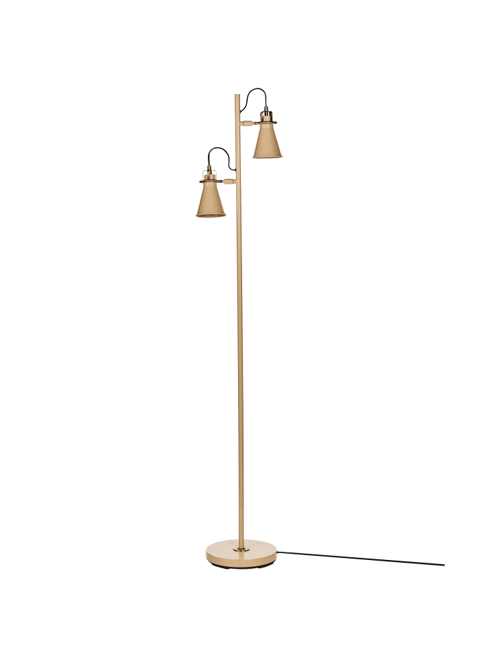 Beliani Stehleuchten MOYOLA in Beige/Gold - (W) 25 x (H) 165 x (L) 42 cm günstig kaufen onesize