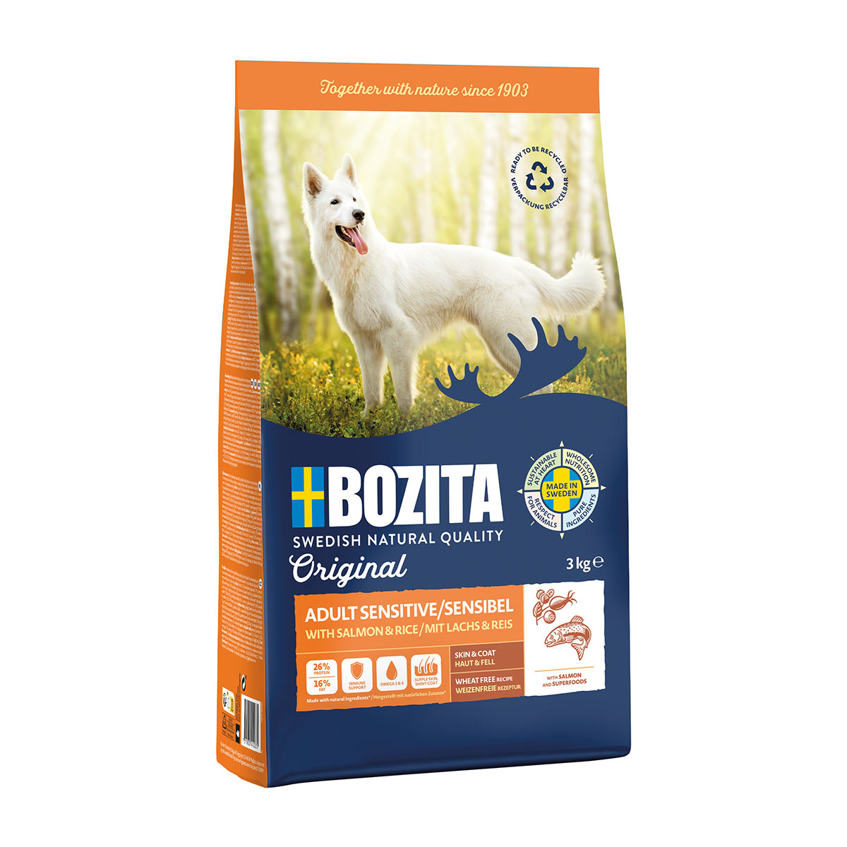 Bozita Original Adult Sensitive Skin & Coat kaufen bei ZooRoyal