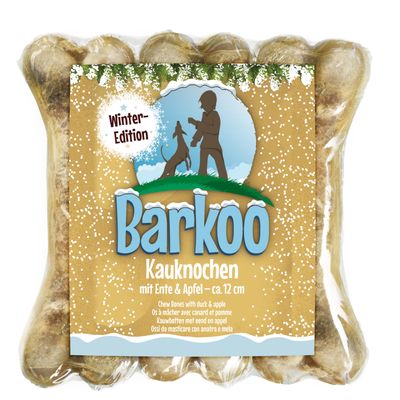 Barkoo Kauknochen mit Ente & Apfel (Winter-Edition)