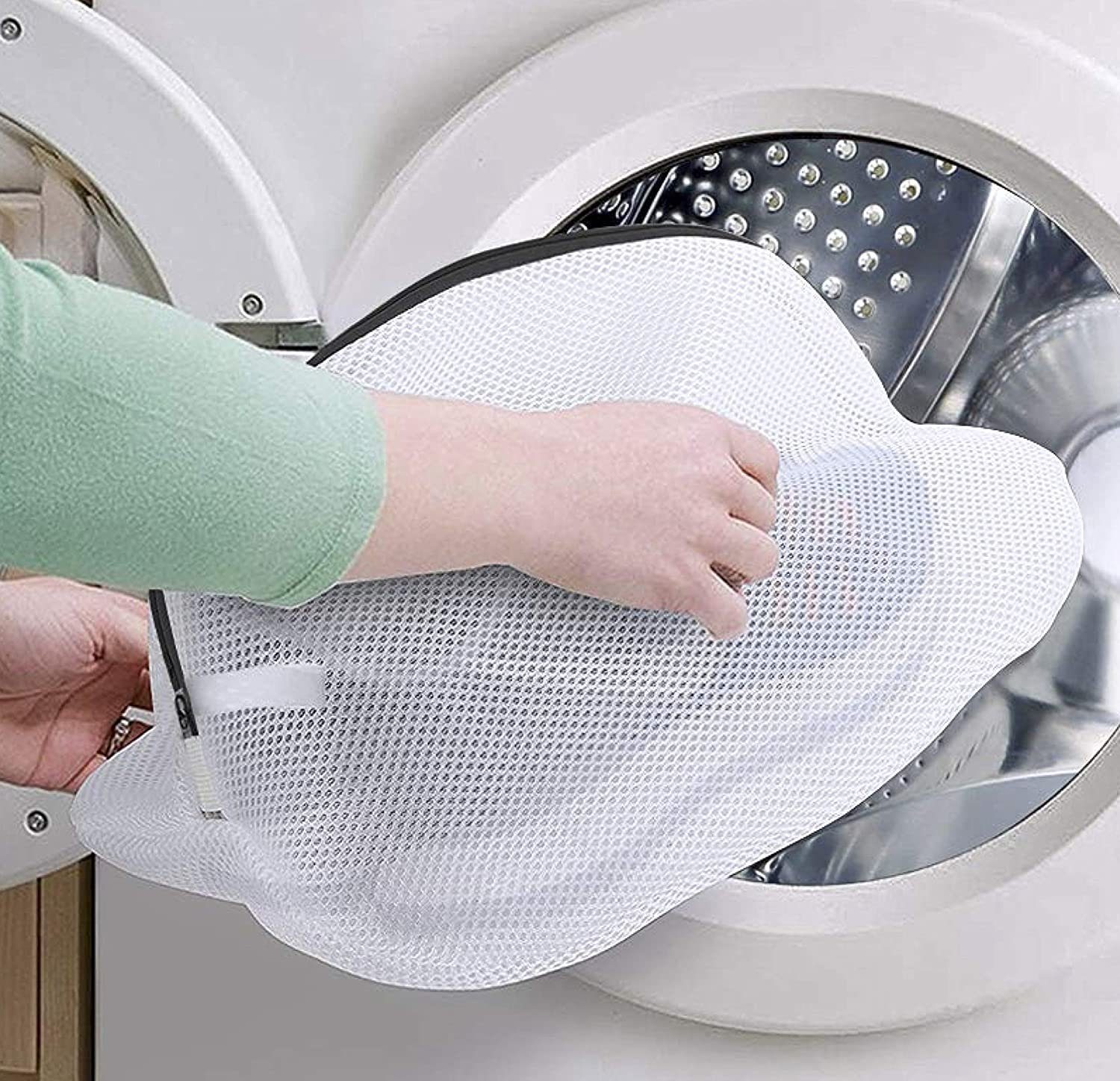 ROOXS Wäschenetz Profi Schuh Wäschenetze,(Wäschesäcke Schuhe, 2-St., für Waschmaschine und Trockner), robuster Reißverschluss