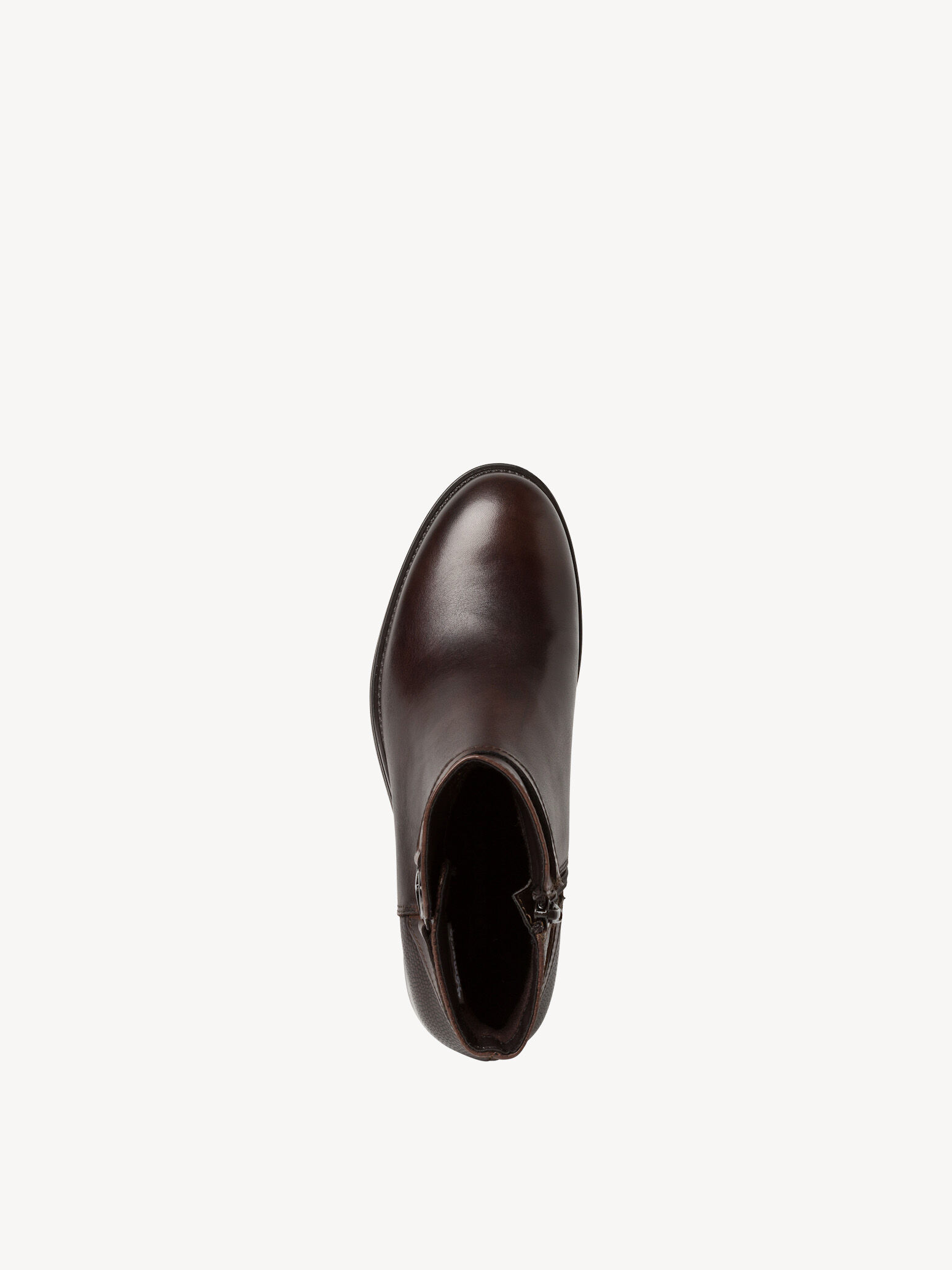 Bottine en cuir - marron