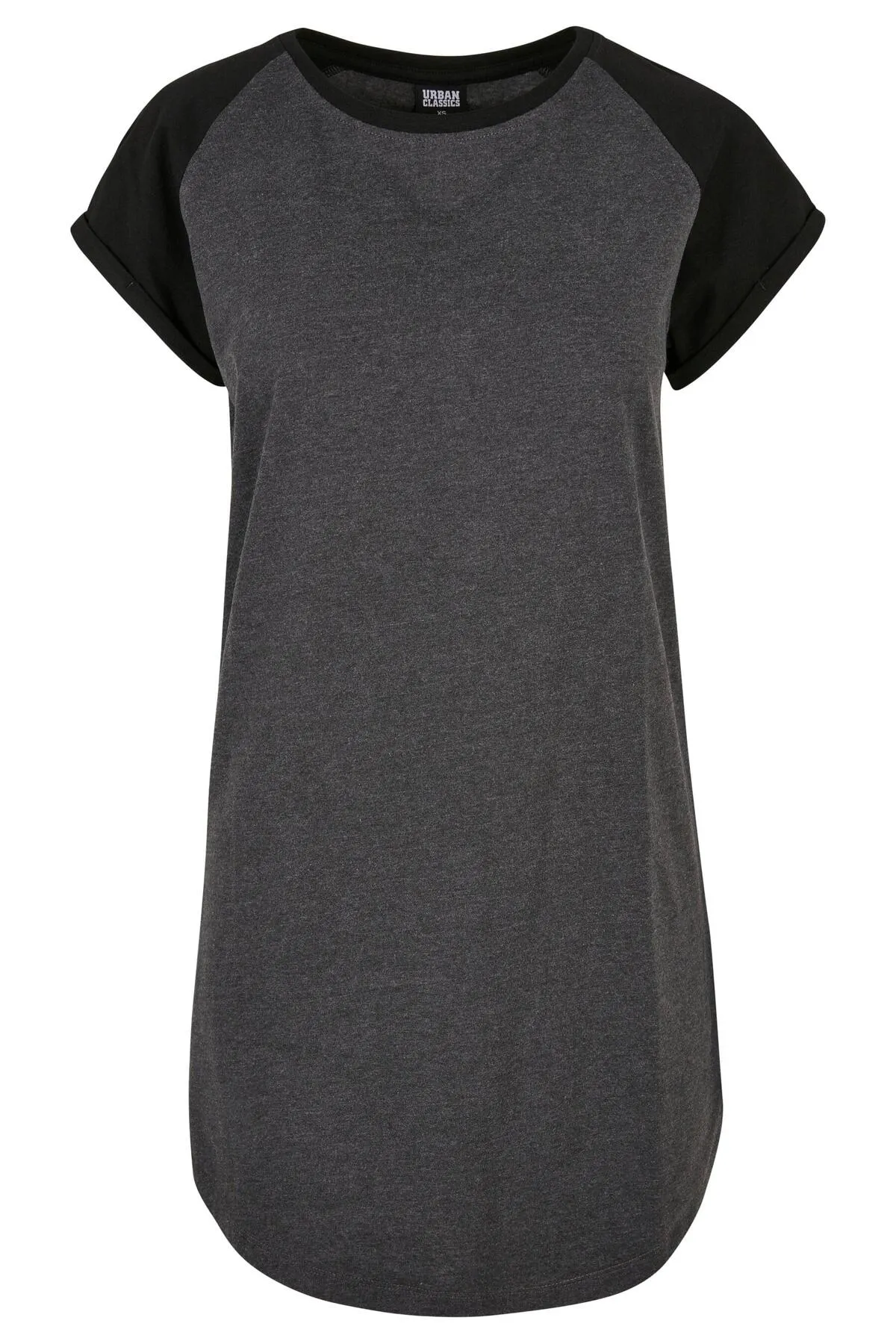 Urban Classics  Damen Kontrast-Raglan-T-Shirt-Kleid für Damen