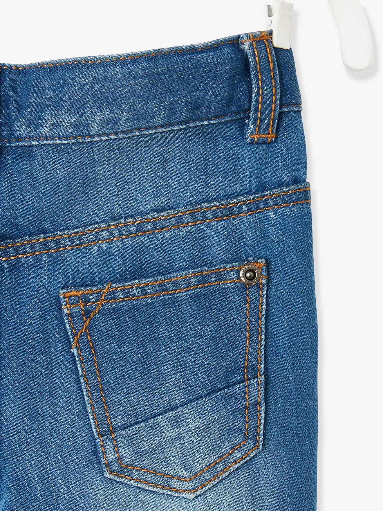 Jean droit indestructible MorphologiK tour de hanches FIN garçon denim brut