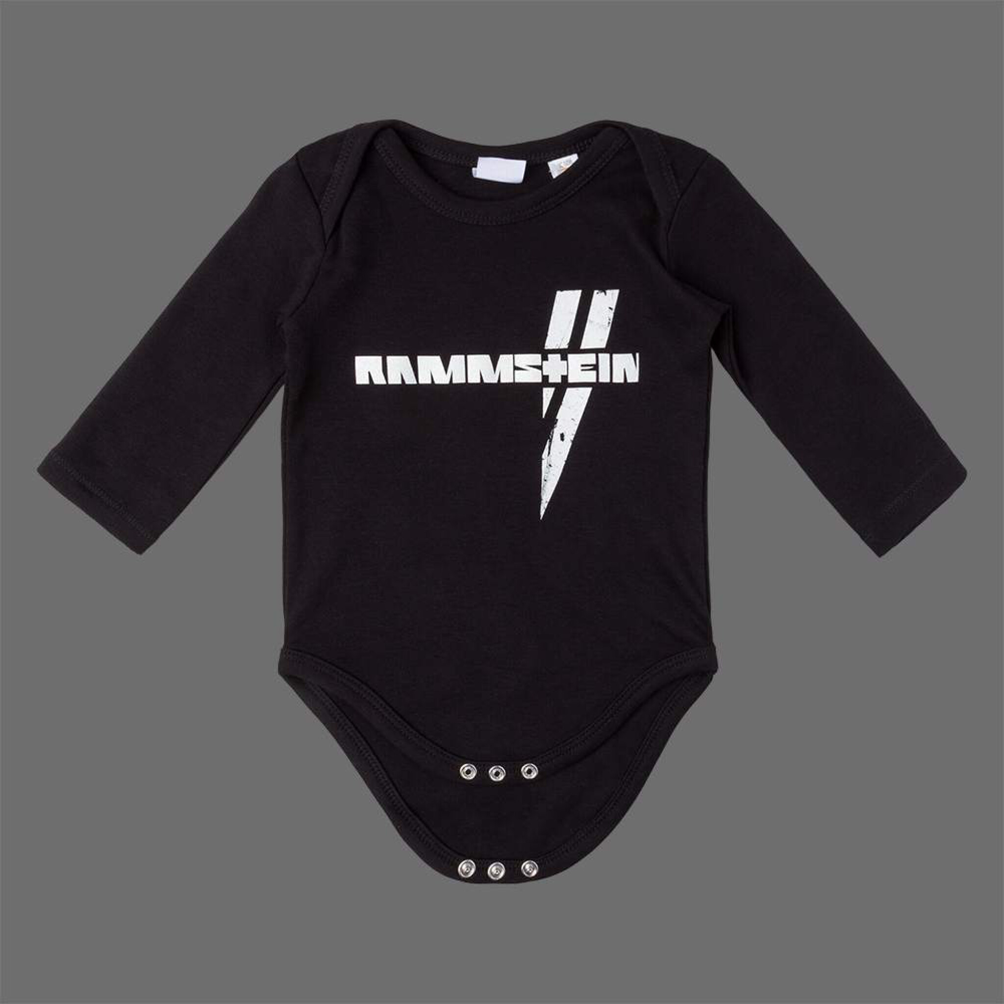 Baby Langarm Body ”Weißes Kreuz”