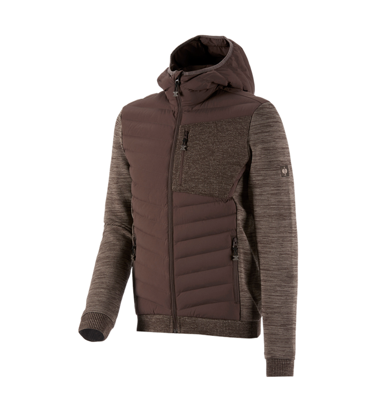 Hybrid Kapuzenstrickjacke e.s.motion ten
