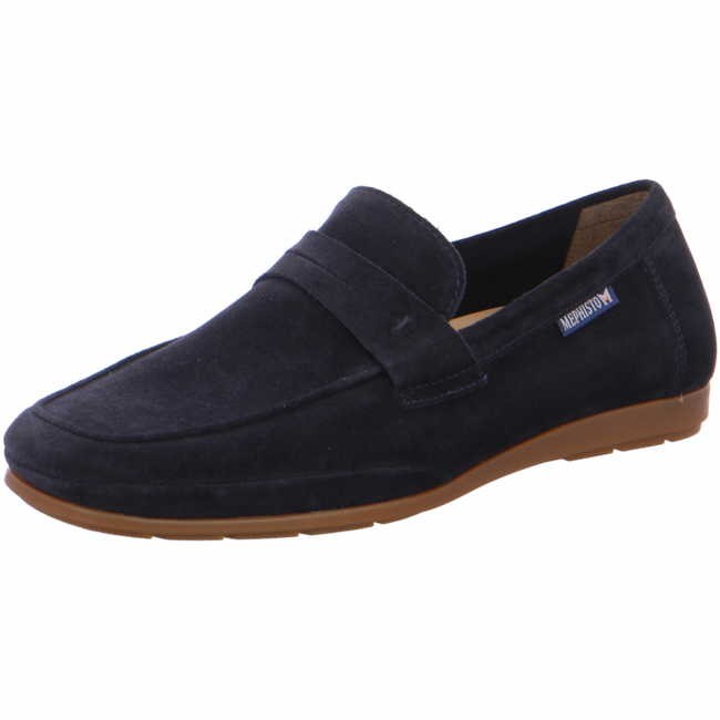 MEPHISTO Klassische Slipper blau BLUE