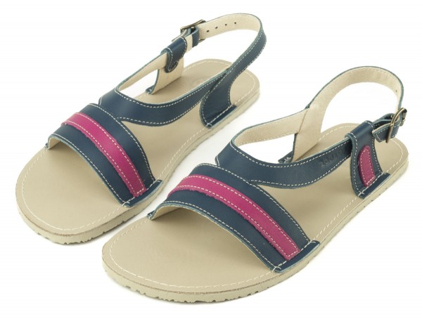 ZeaZoo |a ~ Sandale Anemone ~ Blau/Pink
