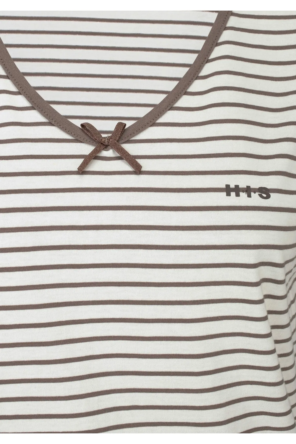 HIS  Pyjama set - Beige - Unifarben