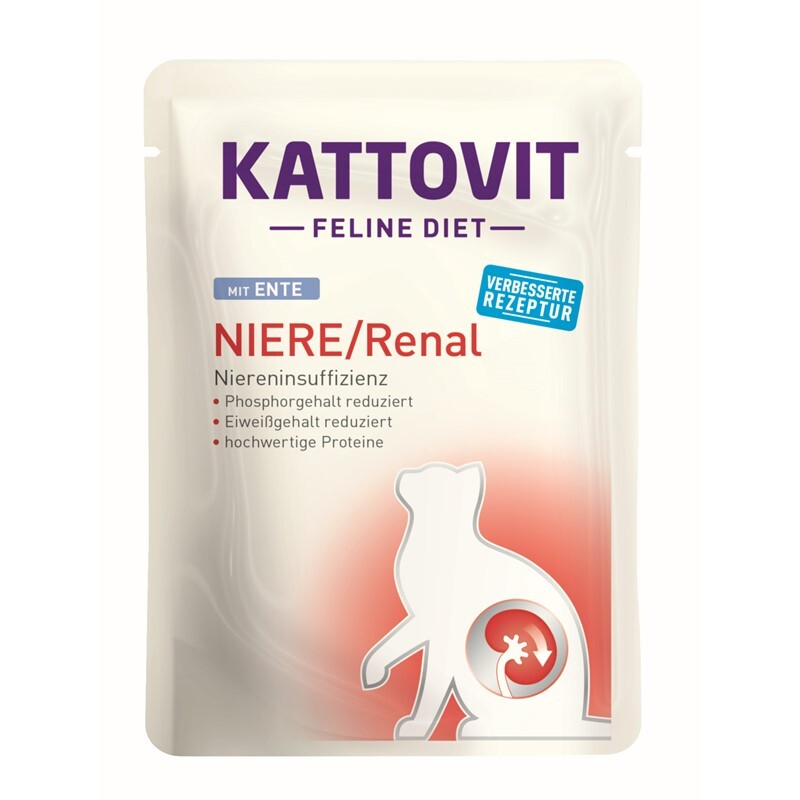 KATTOVIT Nierendiät KATTOVIT Niere/Renal 24x85g Pouch Ente