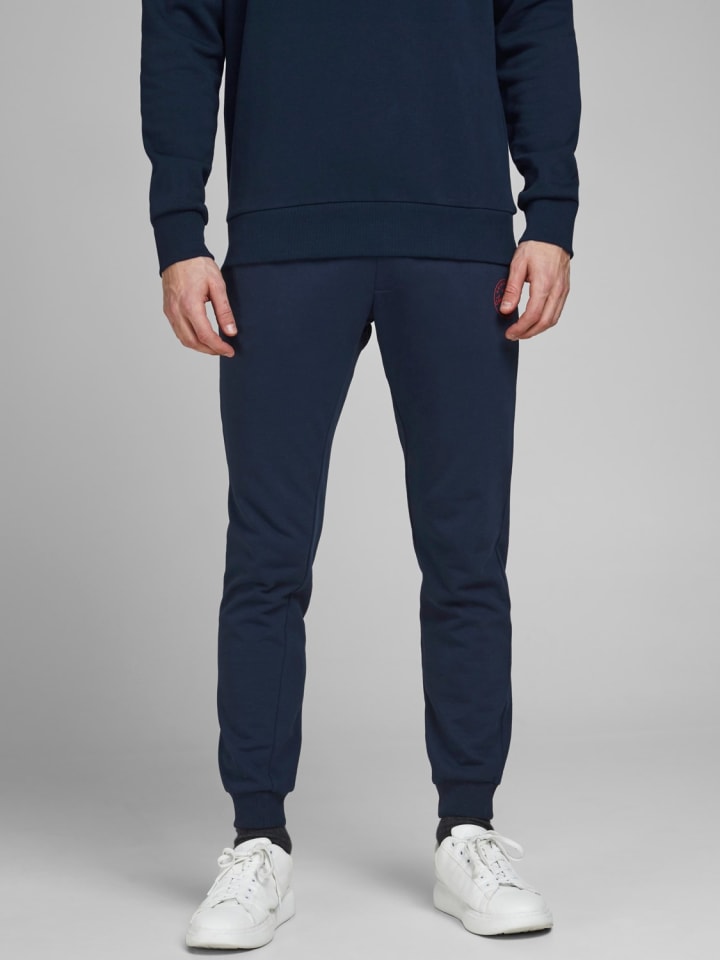 Jack & Jones Jogginghose JPSTGORDON Trainingshose Bequeme Sweat Pants in Navy günstig kaufen