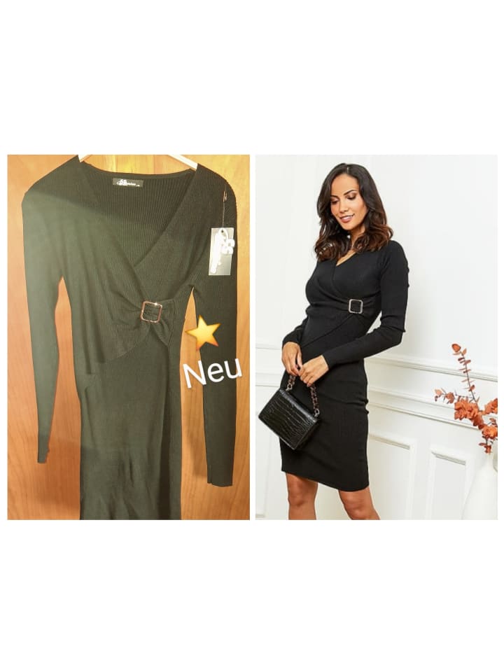 Soft Cashmere Neu ⭐ mit Etikett schwarzes Kleid* super weich  günstig kaufen L