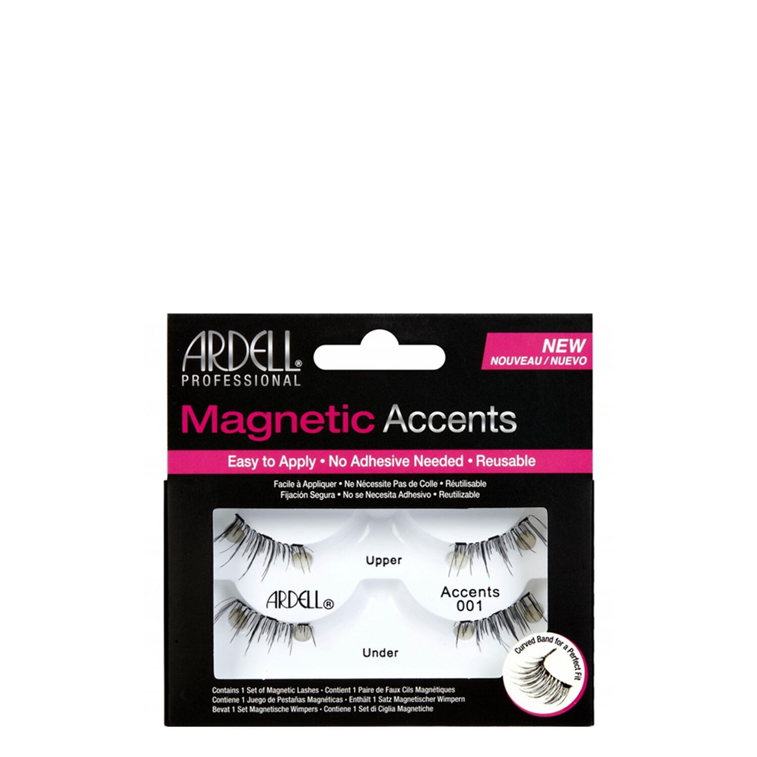Ardell Faux-Cils Magnétiques Accent 001 Noir