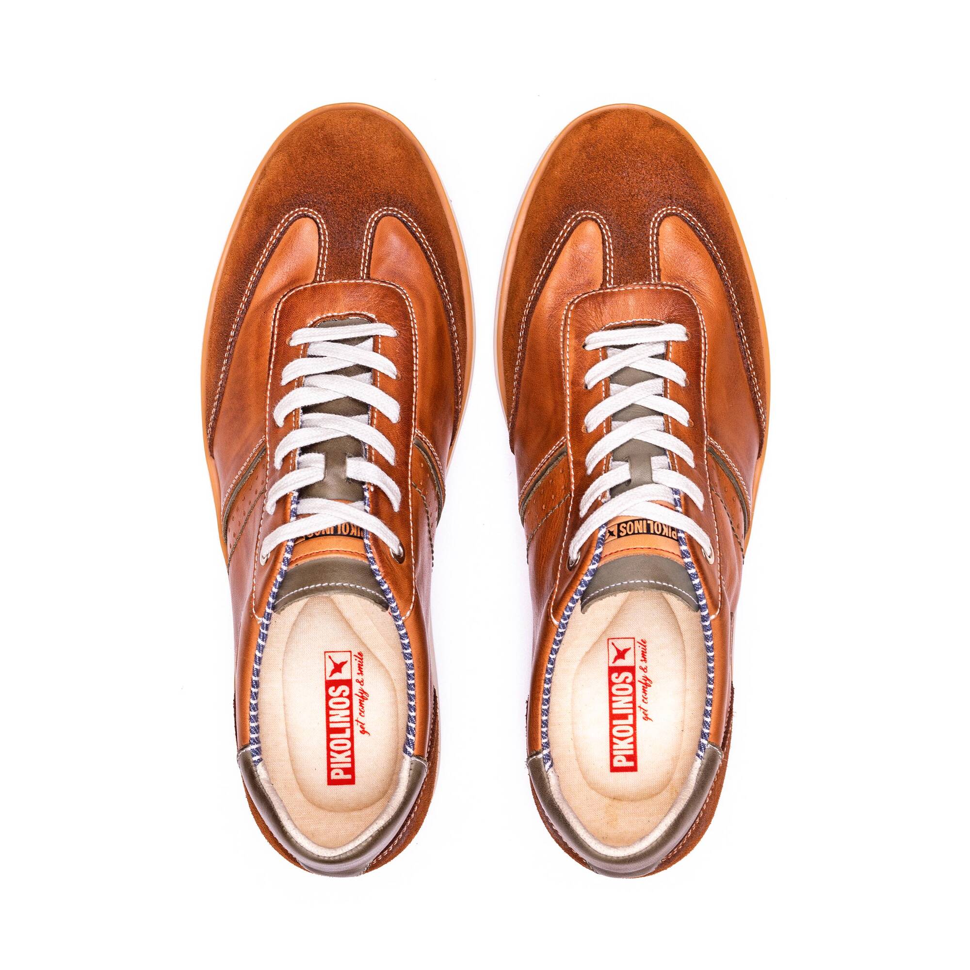 Trampki męskie Pikolinos Júcar - BRANDY