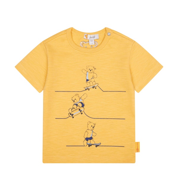 T-Shirt kurzarm, gelb für Jungs