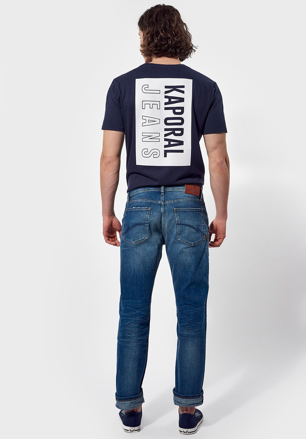 DILAA  Jean régular Homme bleu délavé