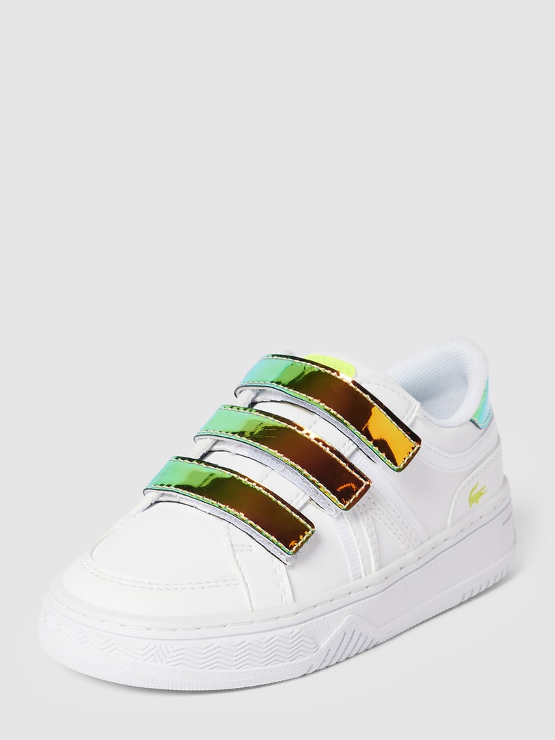 Sneaker mit Label-Detail in weiß