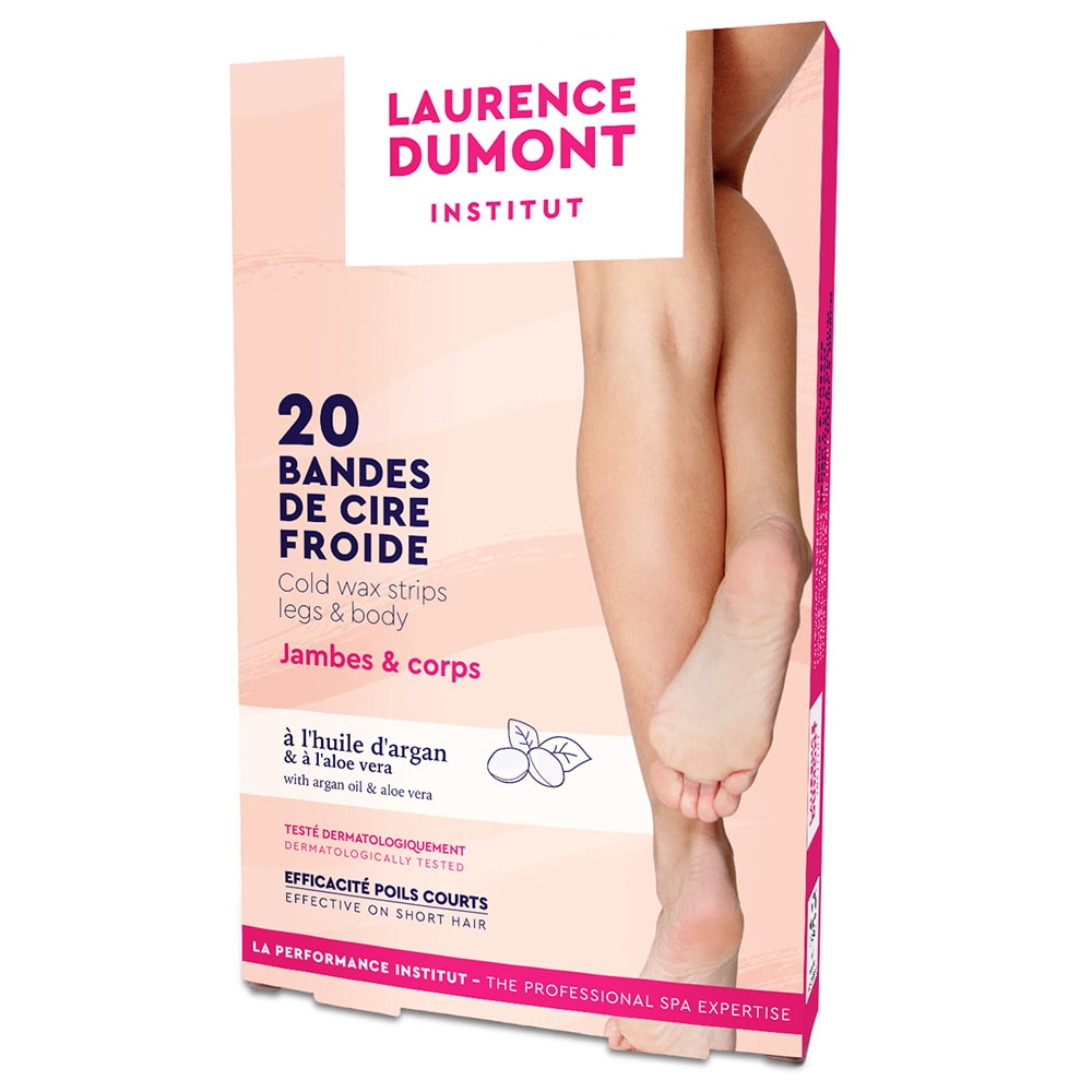 Laurence Dumont LAURENCE DUMONT INSTITUT 20 Bandes de Cire Froide Jambes & Corps Bandes de Cire Froide