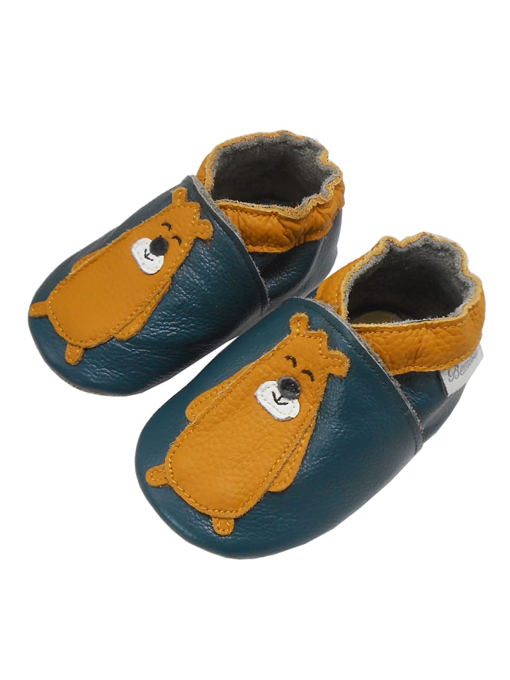 Yalion Baby Krabbelschuhe in Bär Grün günstig kaufen