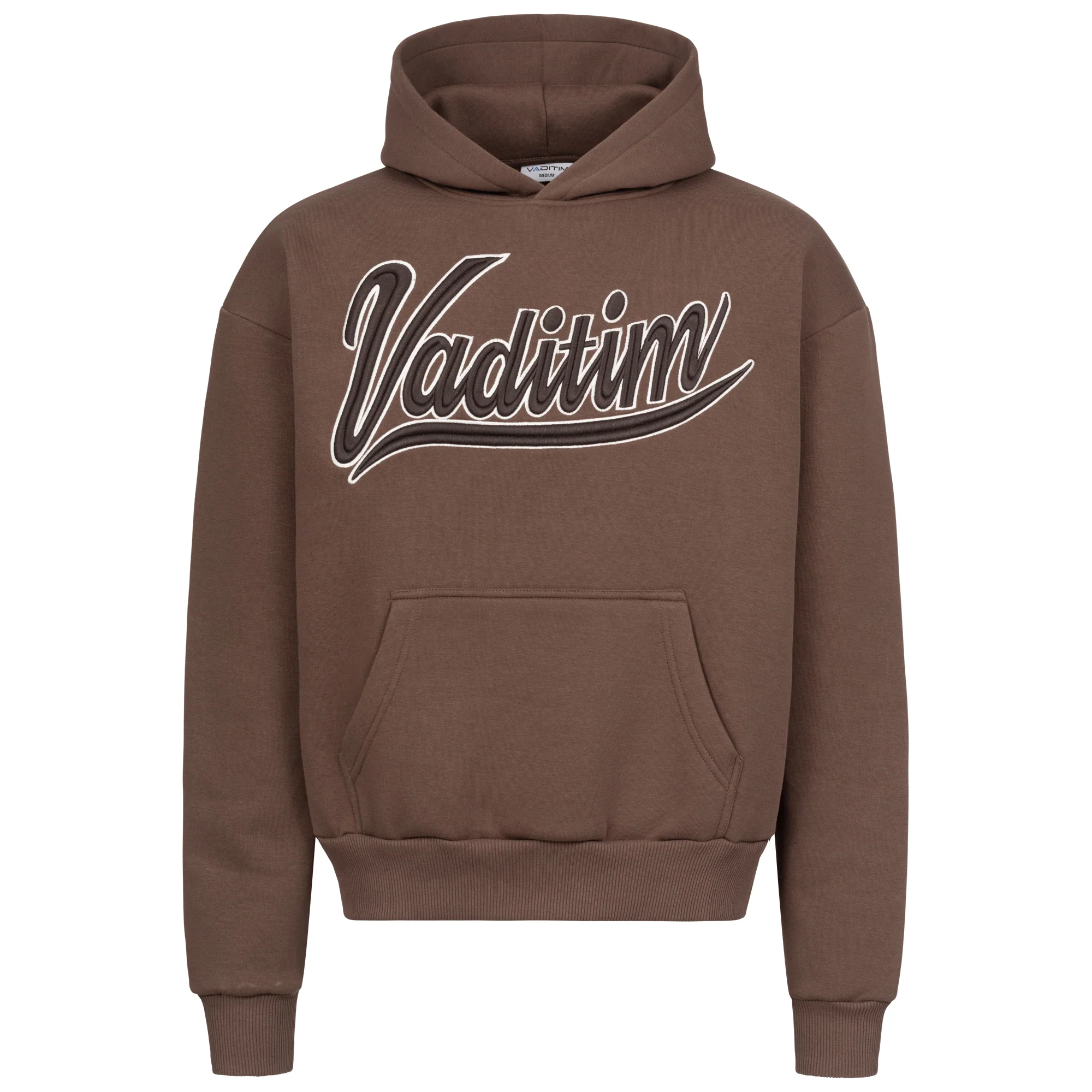 Coffee Brown / Black 3D College Hoodie