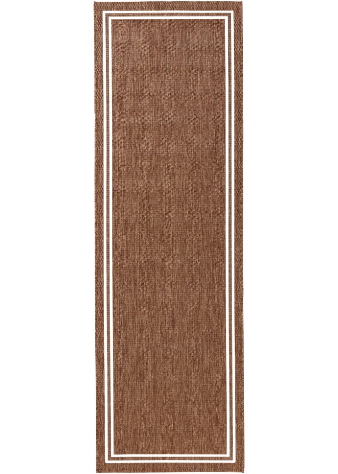In- und Outdoor Teppich mit Bordüre