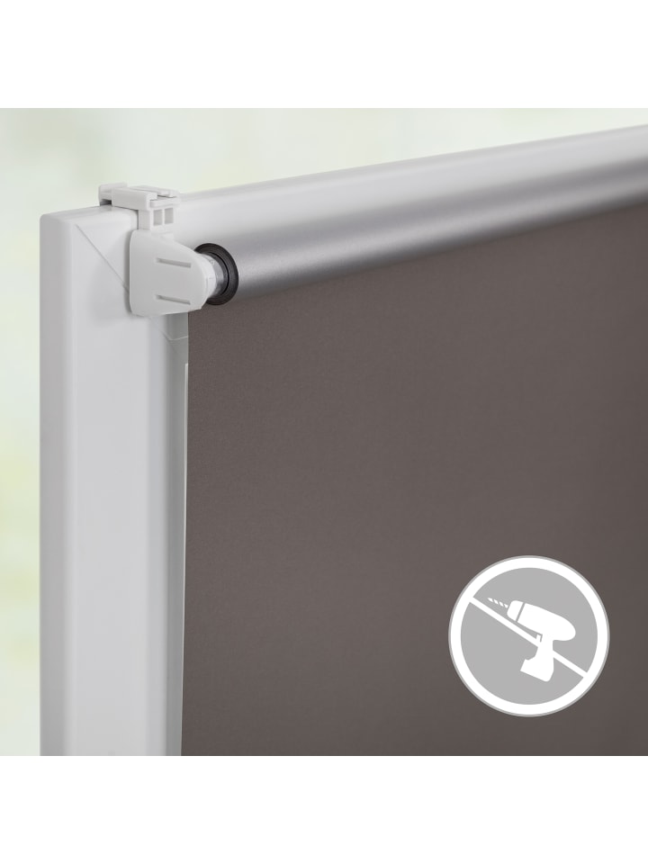 Lichtblick Seitenzugrollo in Taupe günstig kaufen
