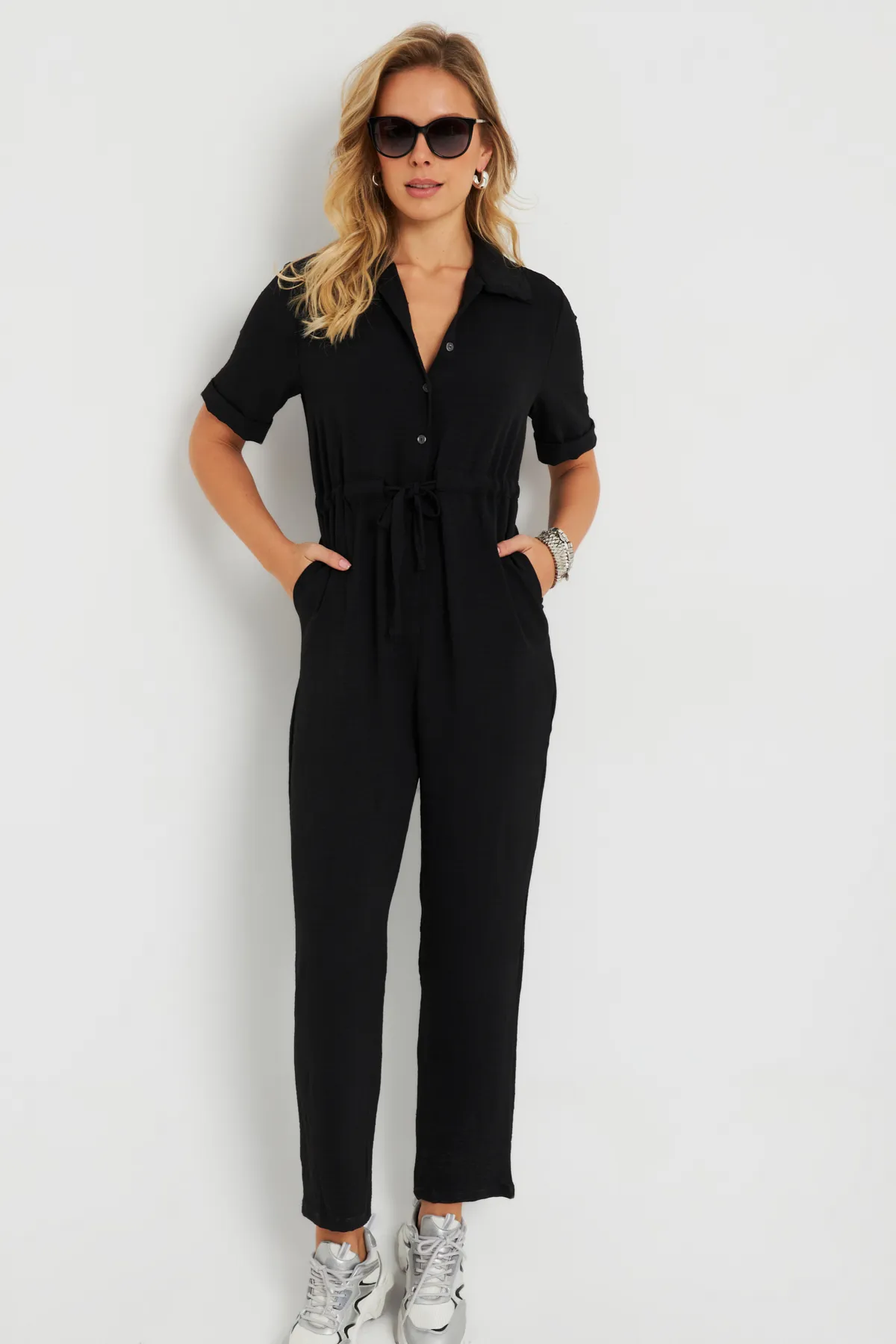 Cool & Sexy  Jumpsuit - Schwarz - Regular Fit