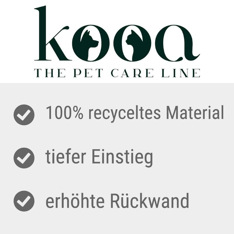 kooa Schalentoilette aus 100% recyceltem Plastik