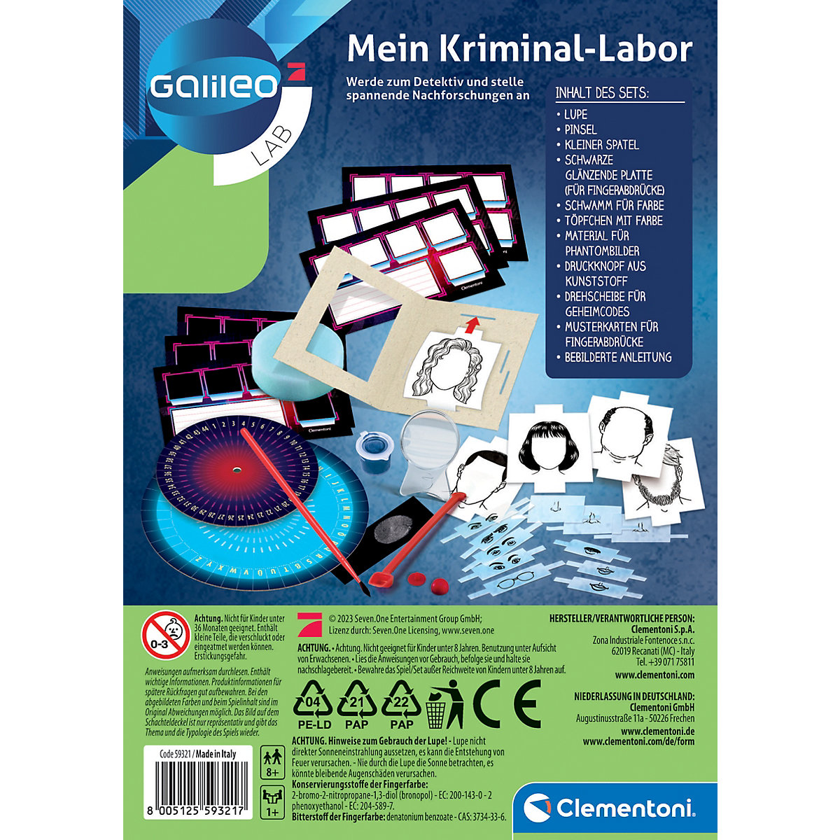 Galileo LAB - Mein Kriminal-Labor - Werde zum Detektiv und stelle spannende Nachforschungen an