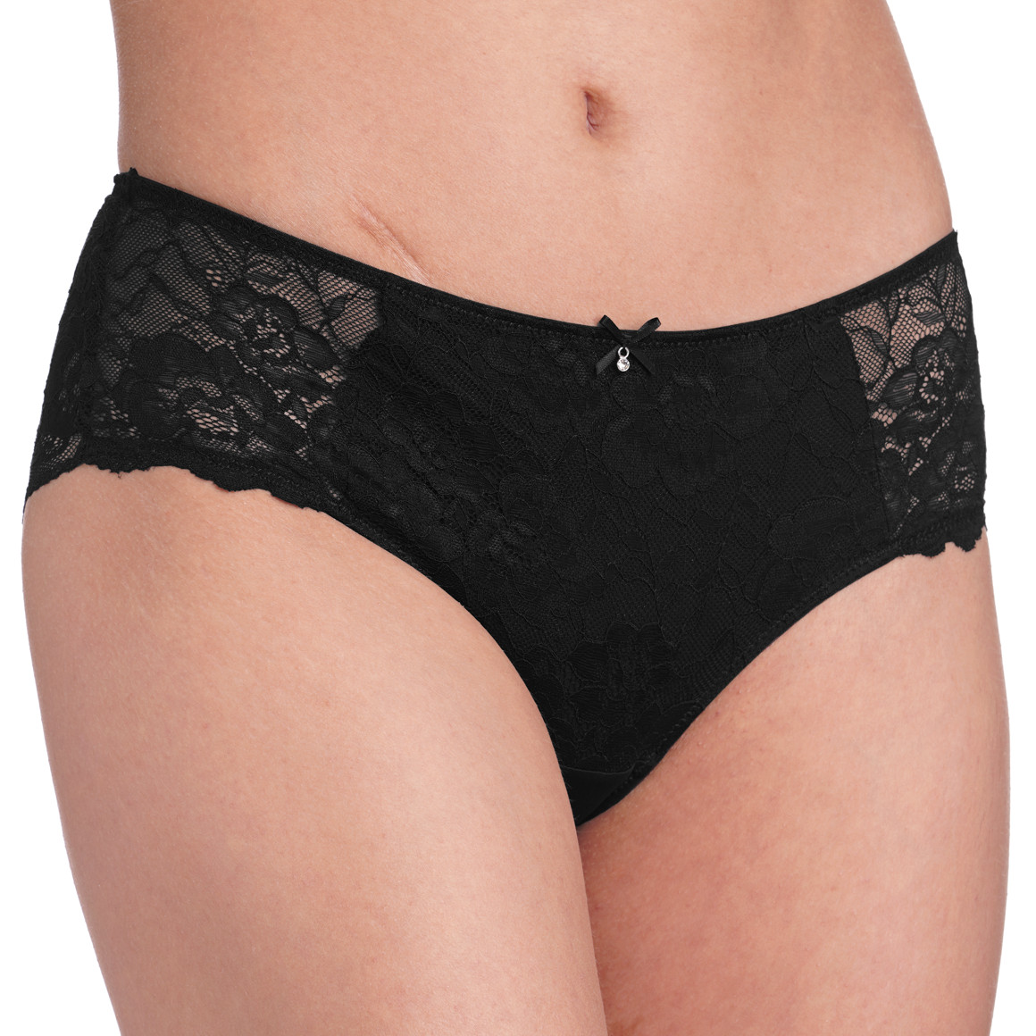 2 Damen Pantys aus floraler Spitze