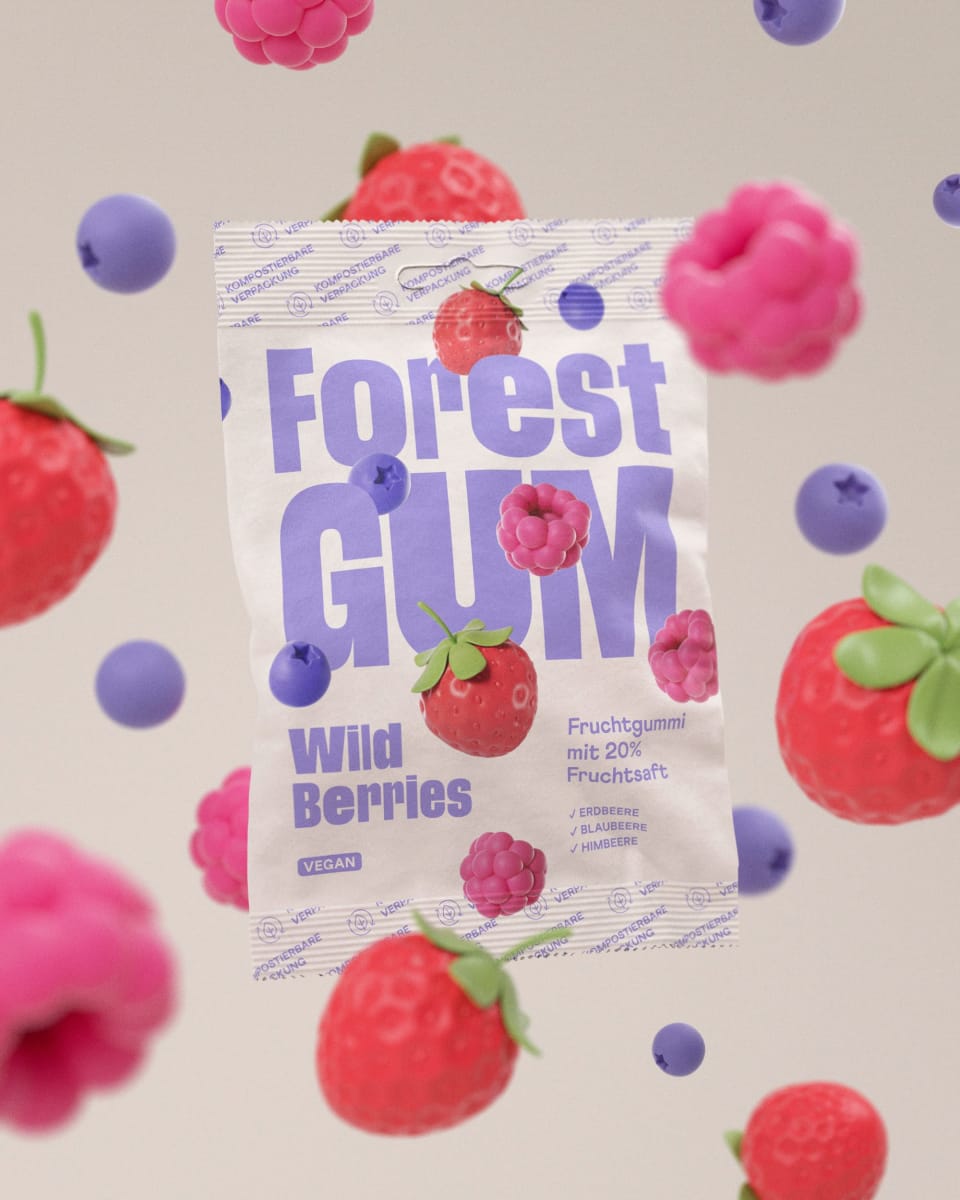 Fruchtgummi, Wild Berries, 100 g