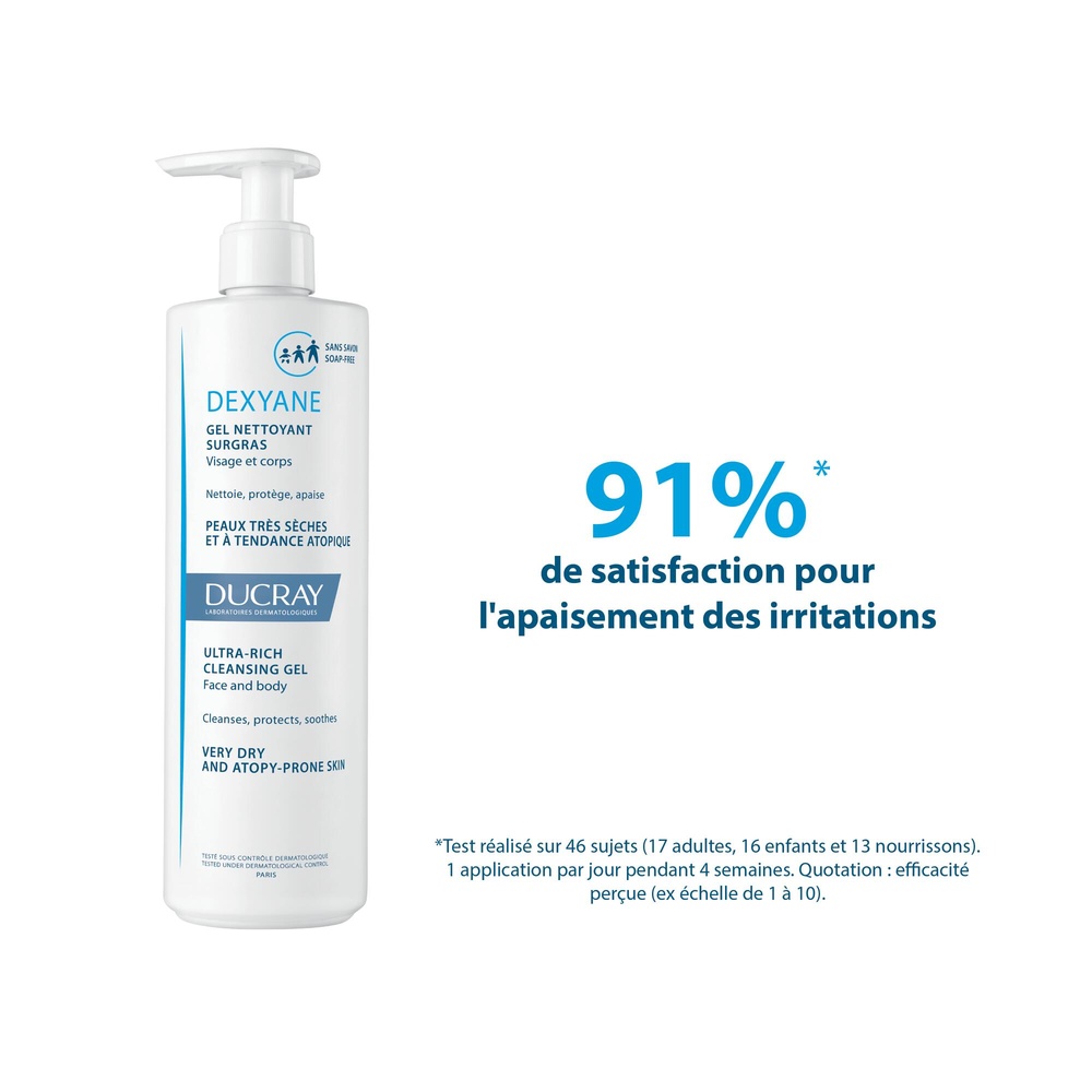 Ducray Dexyane Gel nettoyant  100 ml Gel nettoyant