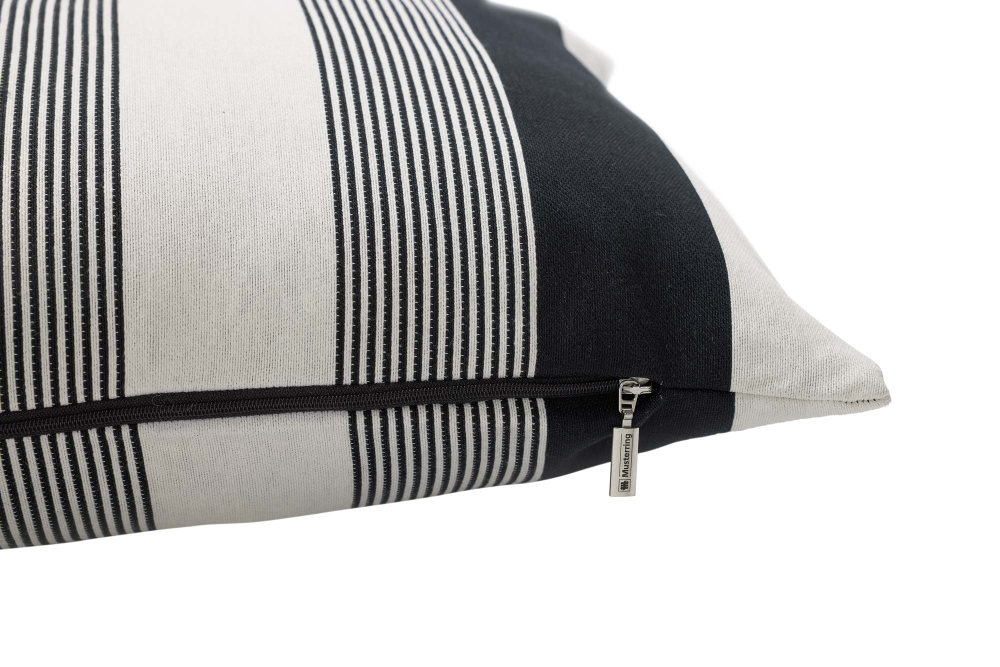 Kissenhülle MR-Stripe grau