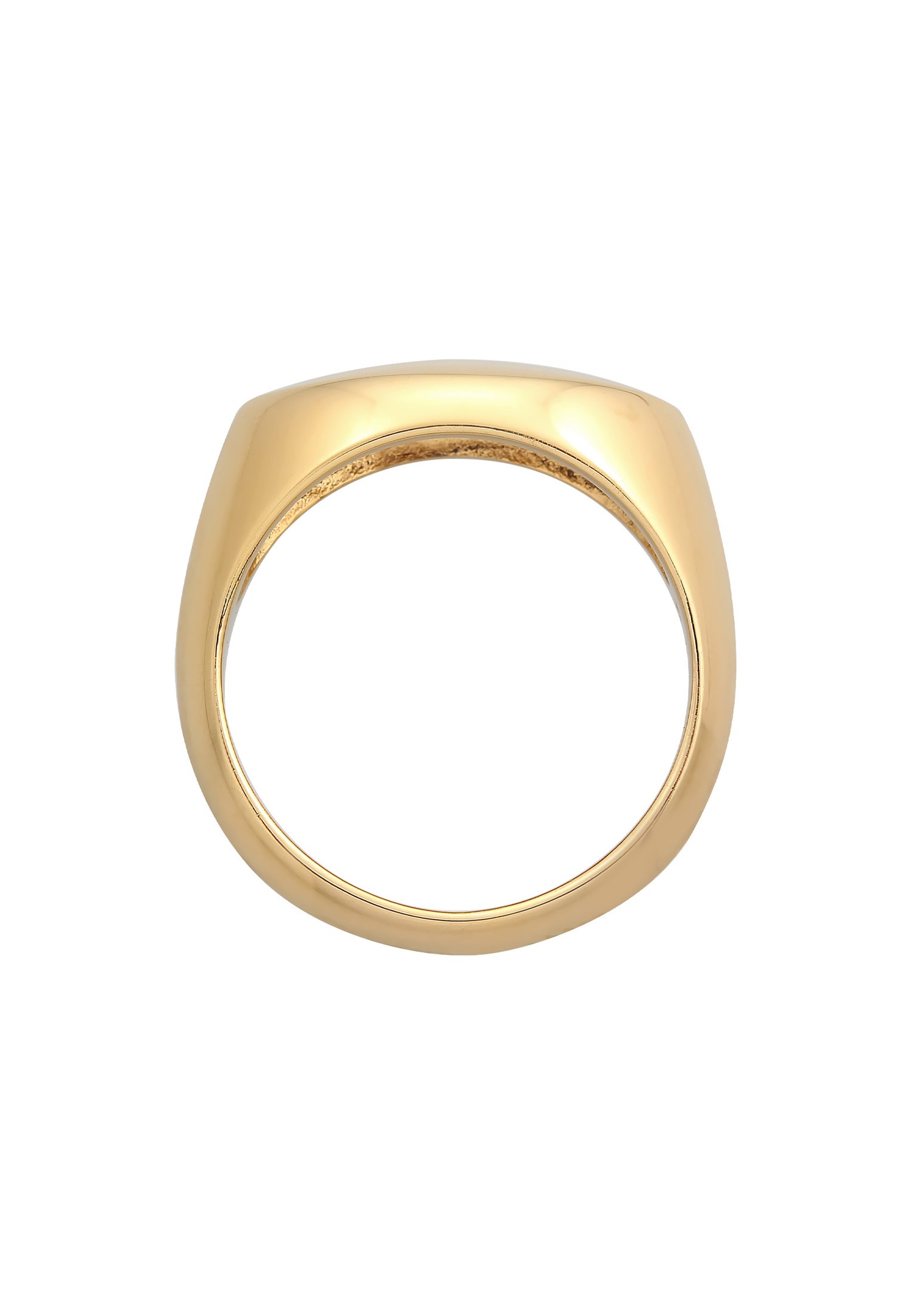 Elli PREMIUM Inel de damă Elli PREMIUM cu model simplu de sigiliu de marchiză, din argint 925 placat cu rodiu