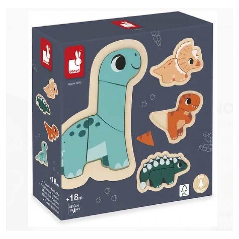 Puzzles évolutifs Dino